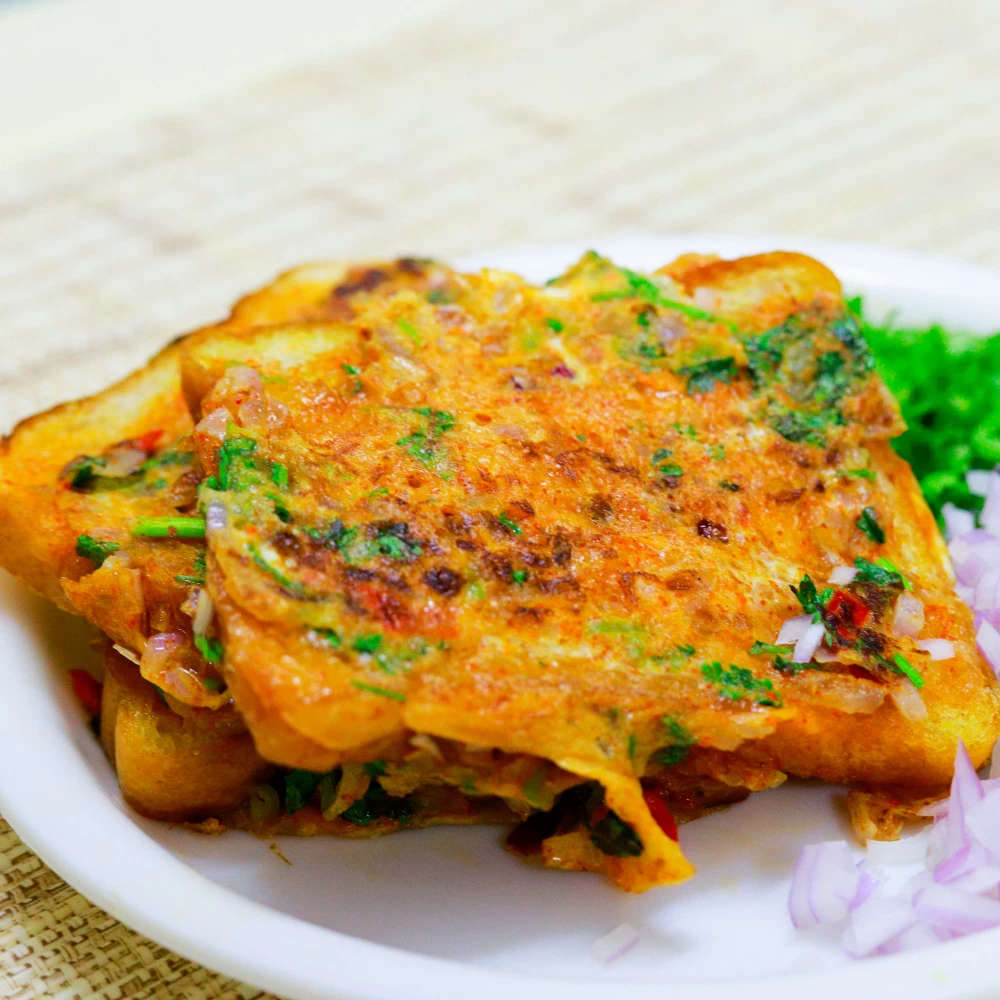 Trứng ốp la bánh mì món ăn nhanh kết hợp trứng và bánh mỳ.